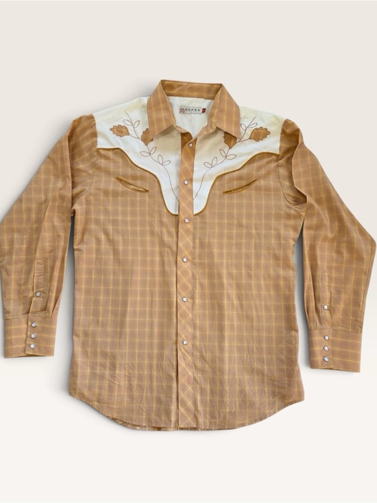 Roper Tops - Roper Women’s Western Pearl Snap Embroidered Cowgirl Shirt Large